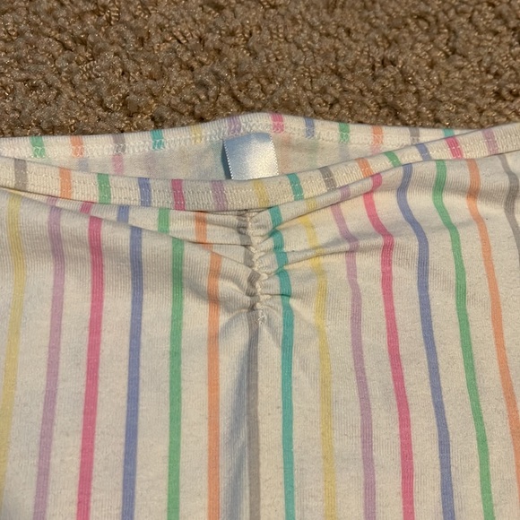 American Apparel strapless bodysuit in pastel stripes! - Picture 3 of 4